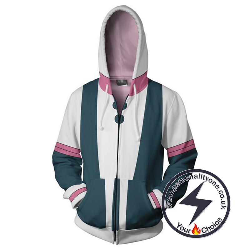 My Hero Academia Ochaco Uraraka Zip Up Hoodie Jacket